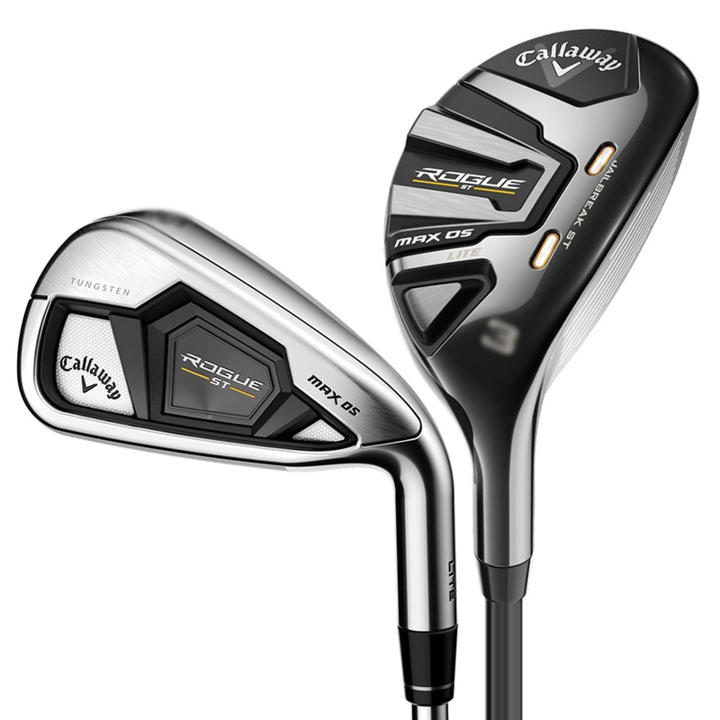 Callaway Rogue ST Max OS Lite Hybrid Iron Set 2022 Men Right – 4-5H, 6-PW Hybrids (Graphite) / Irons (Graphite) – Senior