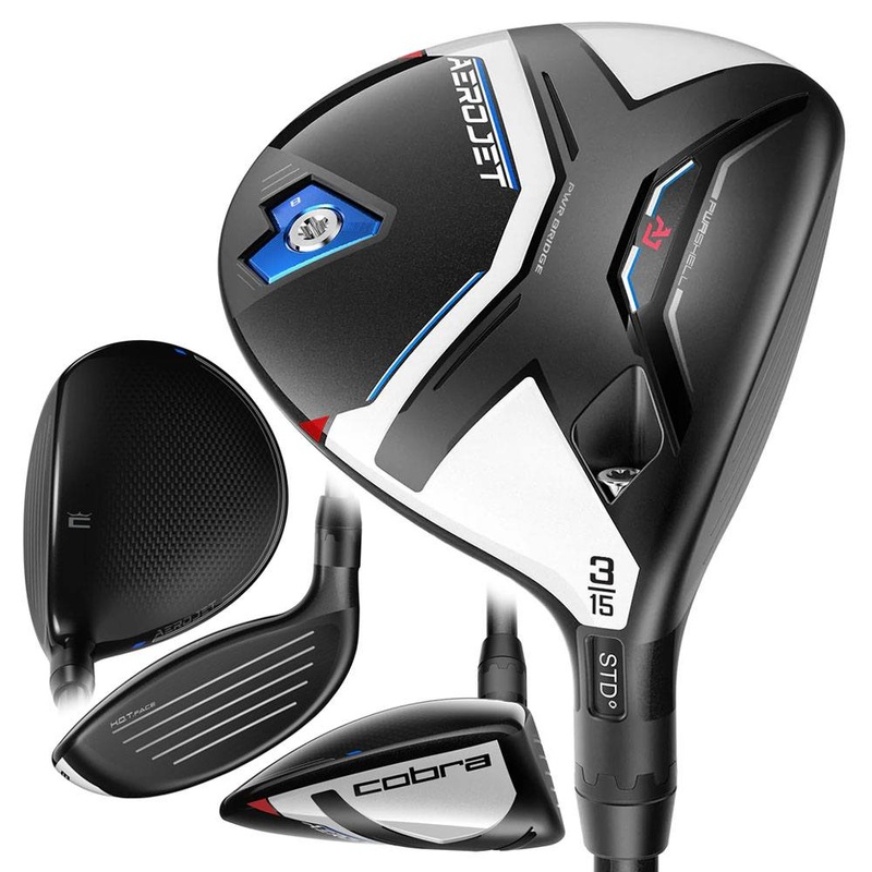 Cobra Aerojet Fairway Wood – 23 Men Right – 3 – 15 UST Helium Nanocore 5F2 Graphite – Senior