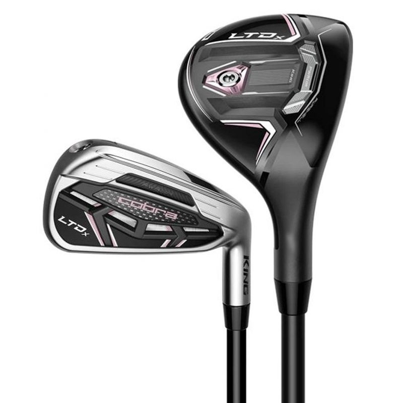 Cobra LTDx Combo Iron Set 2022 Women Right – 5H, 6H, 7-PW, SW Hybrids (Graphite) / Irons (Graphite) – Ladies