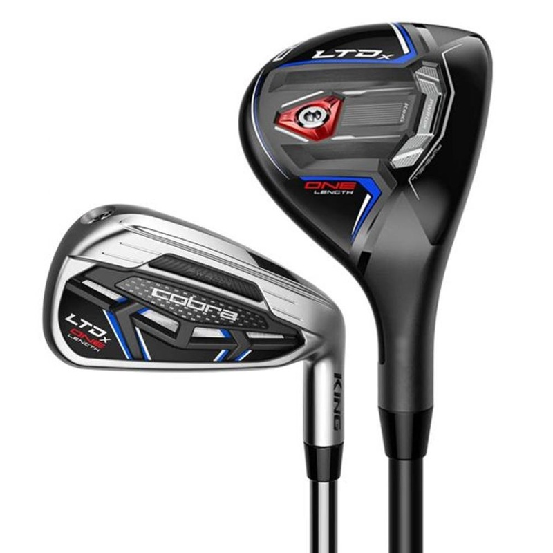 Cobra LTDx One Length Combo Iron Set 2022 Right – 5H, 6-PW, GW Hybrids (Graphite) / Irons (Graphite) – Senior