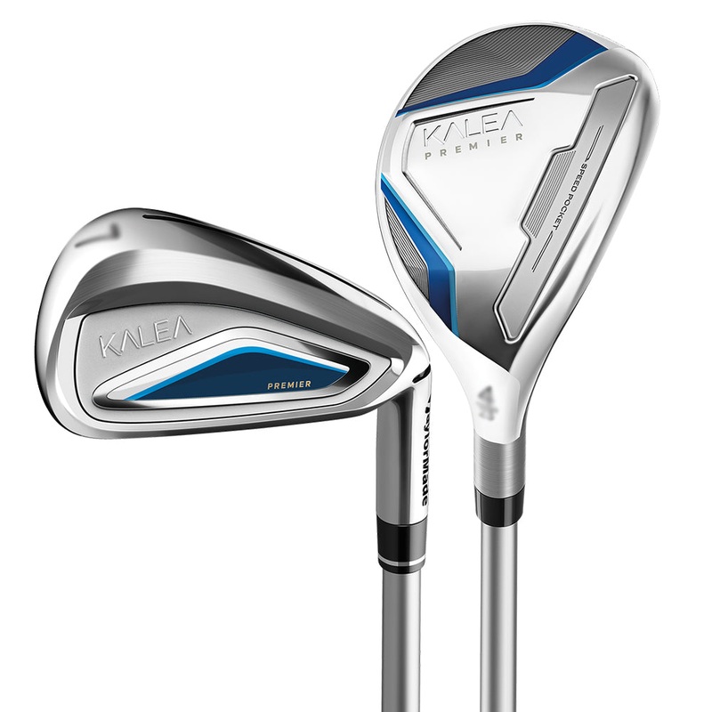 TaylorMade Kalea Premier Combo Iron Set – 22 Women Right – 5-6H 7-PW SW Hybrids (Graphite) / Irons (Graphite) – Ladies