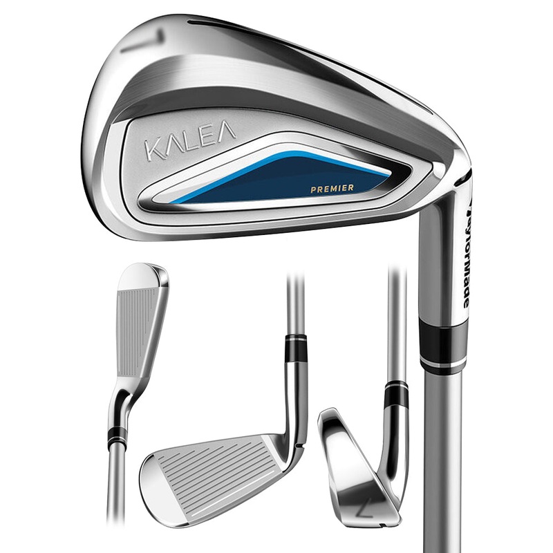 TaylorMade Kalea Premier Iron Set – 22 Women Right – 7-PW & SW Kalea Premier 40 Graphite – Ladies