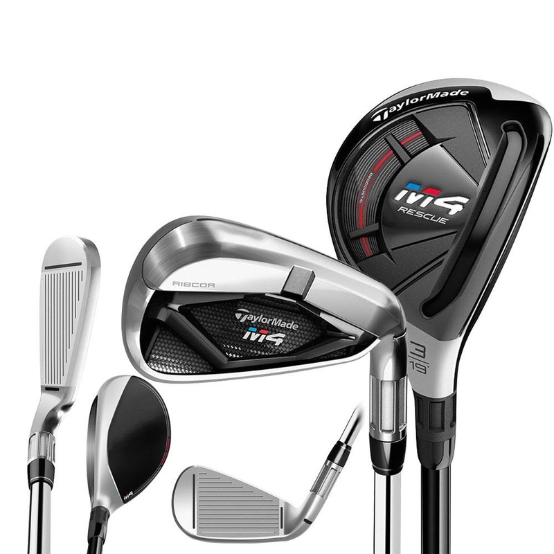 TaylorMade M4 Combo Iron Set – 21 Women Right – 4-5H, 6-PW Hybrid (Graphite) / Irons (Graphite) – Ladies