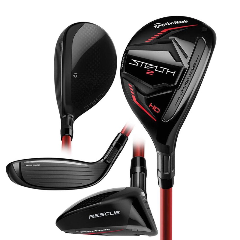 TaylorMade Stealth 2 HD Rescue Hybrid – 23 Men Right – 3 – 20 Fujikura AirSpeeder 50 Graphite – Senior