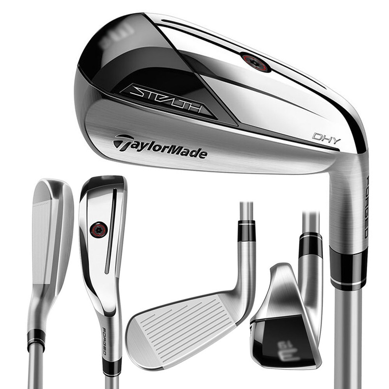 TaylorMade Stealth DHY Utility Iron – 22 Men Right – 2 – 17 Aldila Ascent Black 75 Graphite – Stiff