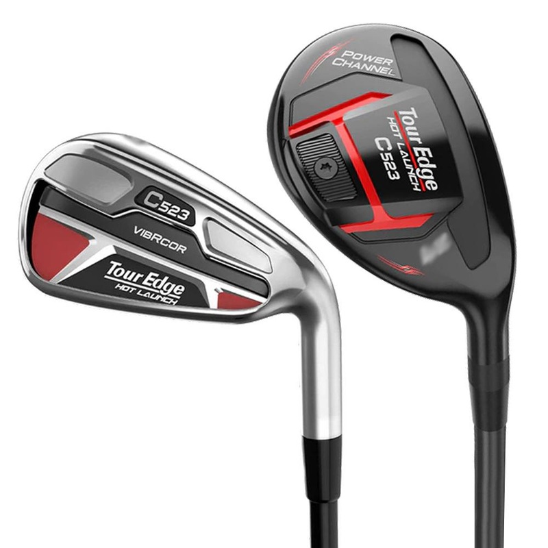 Tour Edge Hot Launch C523 Hybrid Iron Set – 22 Men Right – 4-5H & 6-PW Hybrids (Graphite) / Irons (Steel) – Regular