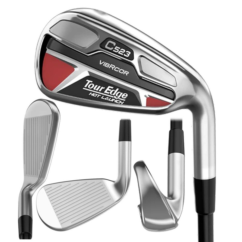 Tour Edge Hot Launch C523 Iron Set – 22 Women Right – 4-PW UST Mamiya HL-SST Ladies Graphite – Ladies