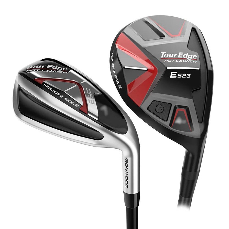 Tour Edge Hot Launch E523 Hybrid Iron Set – 22 Men Right – 4-5H & 6-PW Hybrids (Graphite) / Irons (Steel) – Regular