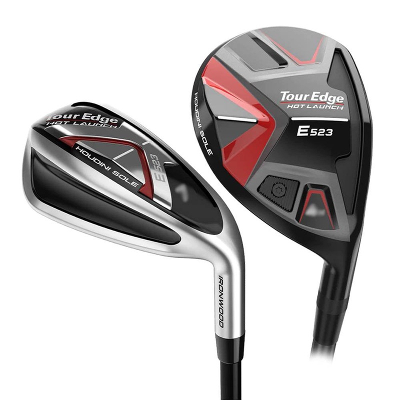 Tour Edge Hot Launch E523 Hybrid Iron Set – 22 Women Right – 5-6H & 7-PW & SW Hybrids (Graphite) / Irons (Graphite) – Ladies