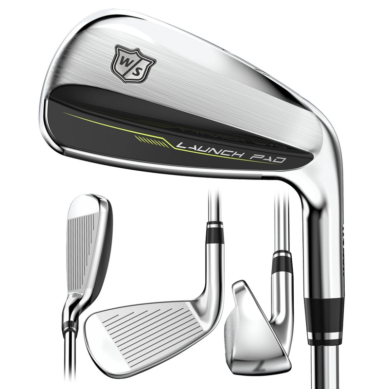 Wilson Staff Launch Pad 2 Iron Set – 22 Men Right – 5-PW & GW Project X Evenflow Black 65 5.5 Graphite – Regular
