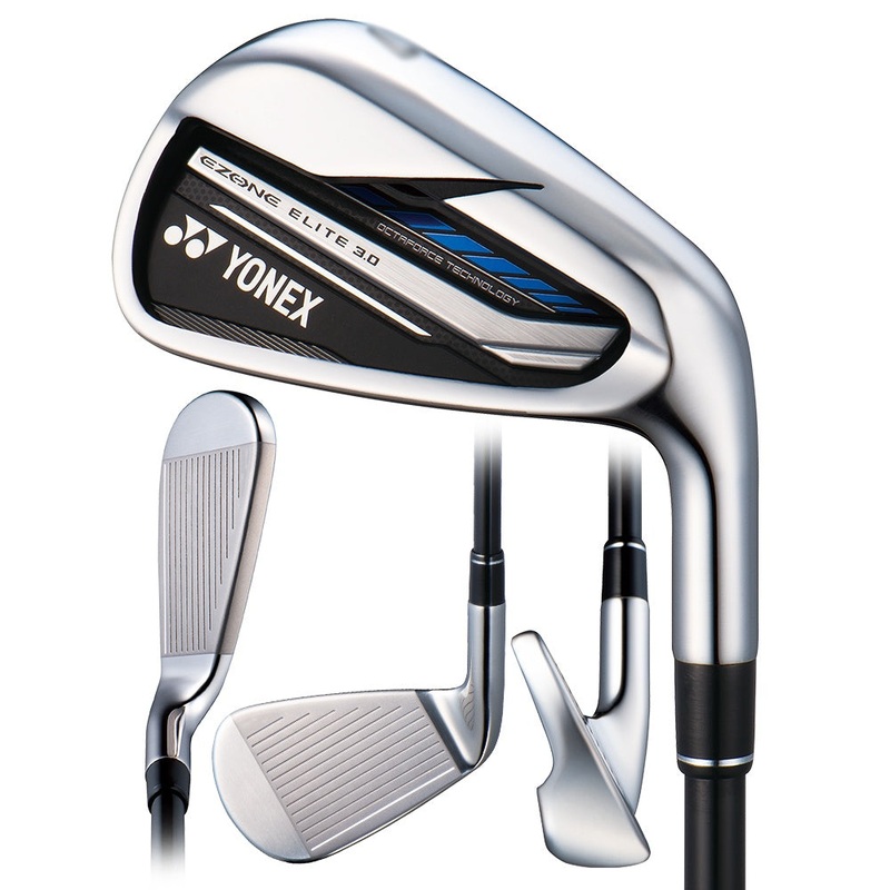 YONEX EZONE Elite 3.0 Iron Set – 22 Men Right – 5-PW & AW & SW FST-115 Steel – Regular