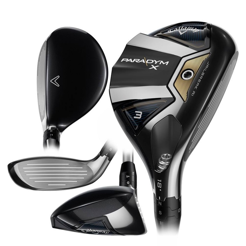 Callaway Paradym X Hybrid – 23 Men Right – 3 – 18 Aldila Ascent PL Blue 50 Graphite – Senior