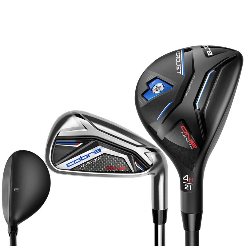 Cobra Aerojet One Length Combo Iron Set 2023 Right – 5H, 6-PW, GW Hybrids (Graphite) / Irons (Graphite) – Senior