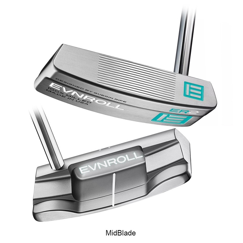 Evnroll ER2 MidBlade Putter – 22 Women Right – MidBlade 32 TourTac Tiffany Blue