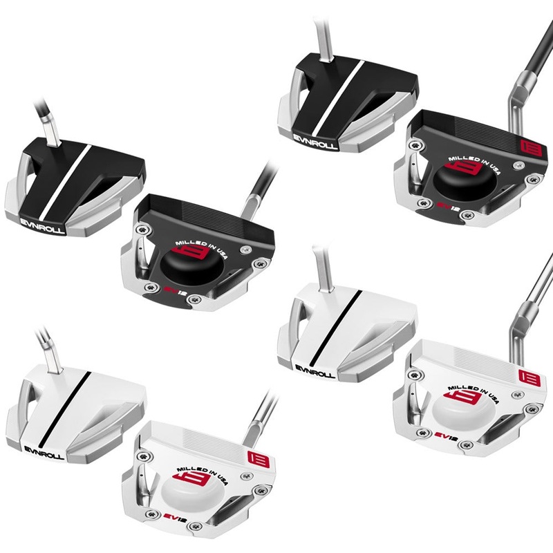 Evnroll EV12 High MOI Mallet Putter – 23 Right – Black Inline Short Slant 33 Gravity Black