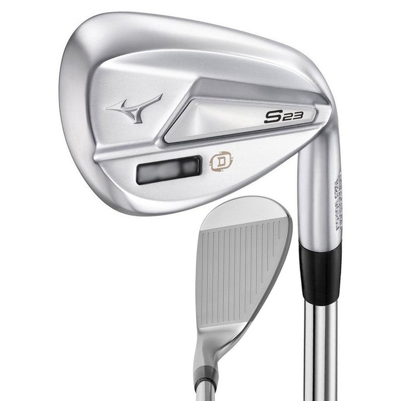 Mizuno S23 Satin Chrome Wedge – 23 Men Right – 46 – 8 KBS Hi-Rev 2.0 115 Steel – Wedge