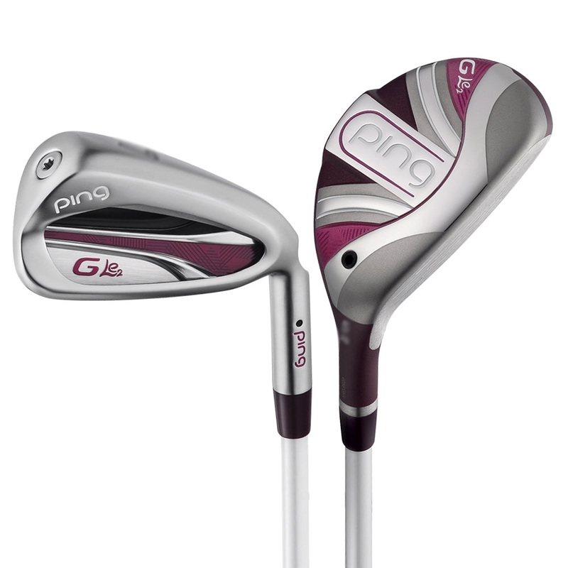 PING G Le2 Hybrid Iron Combo Set – 19 Women Right – 5-6H & 7-PW Hybrids (Graphite) / Irons (Graphite) – Ladies Lite