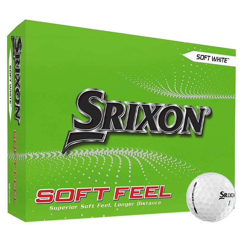 Srixon Soft Feel 13 Golf Balls (Prior Generation) 1 Dozen Pure White