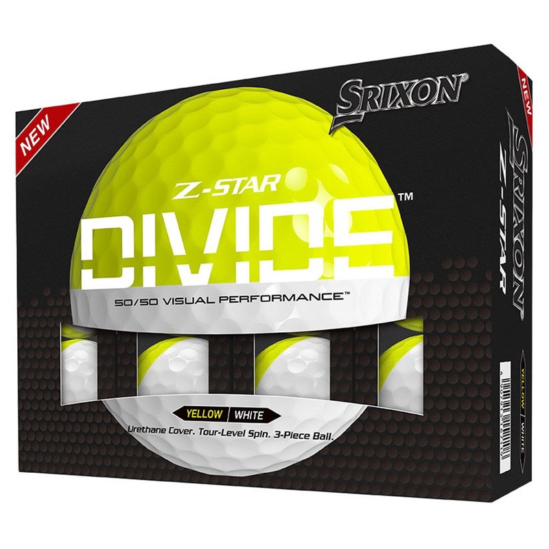 Srixon Z-Star 8 Divide Golf Balls 1 Dozen Pure White