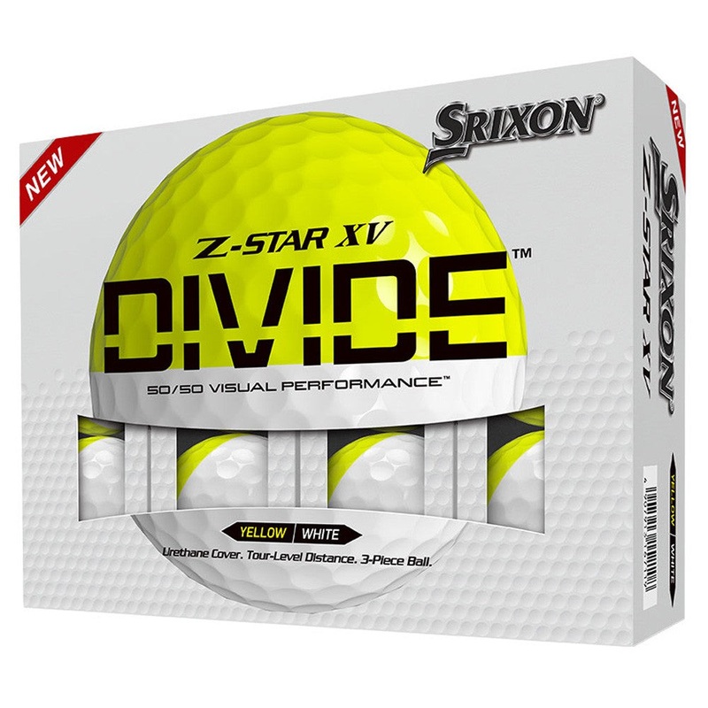 Srixon Z-Star XV 8 Divide Golf Balls 1 Dozen Pure White