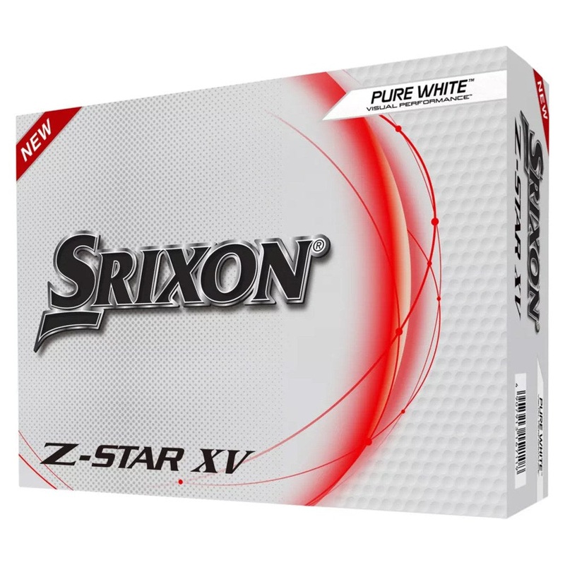 Srixon Z-Star XV 8 Golf Balls (Prior Generation) 1 Dozen Pure White