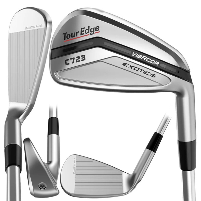 Tour Edge Exotics C723 Iron Set – 23 Men Right – 5-PW KBS Tour 110 Steel – Regular