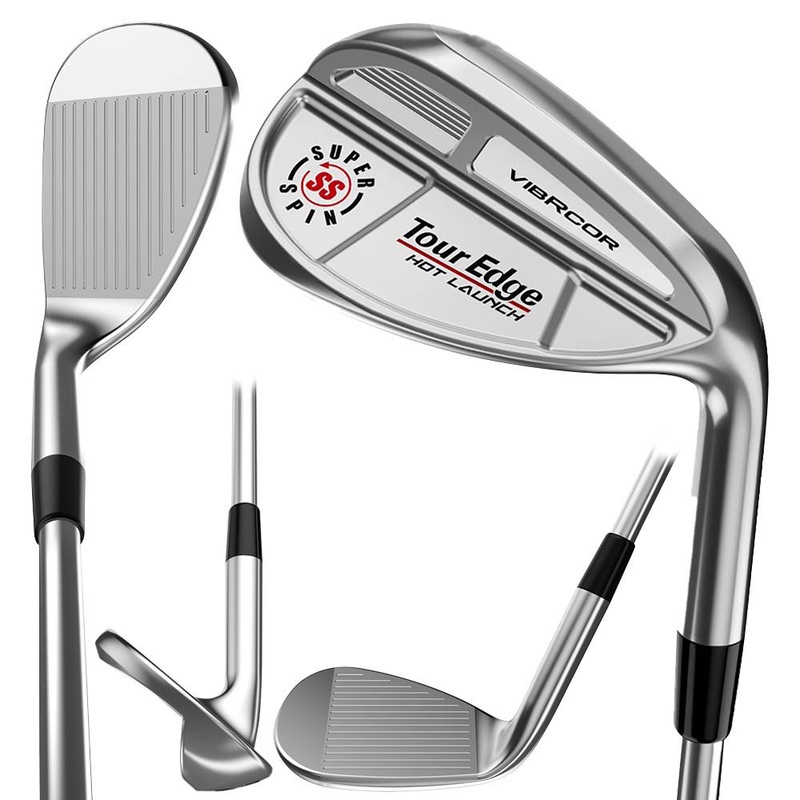 Tour Edge Hot Launch SuperSpin VibRCor Wedge – 22 Women Right – 50 UST Mamiya HL-SST Ladies Graphite – Ladies