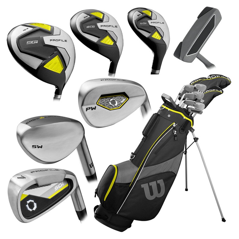 Wilson Profile SGI Teen Full Set – 19 Boys Right 10 Clubs + 1 Stand Bag Standard