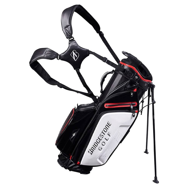 Bridgestone Staff Stand Bag – 23 Black/White