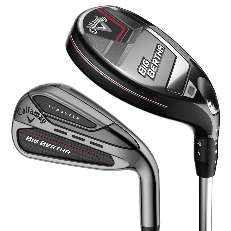 Callaway Big Bertha 23 Hybrid Iron Set – 23 Men Right – 4-5H & 6-PW Hybrids (Graphite) / Irons (Steel) – Regular