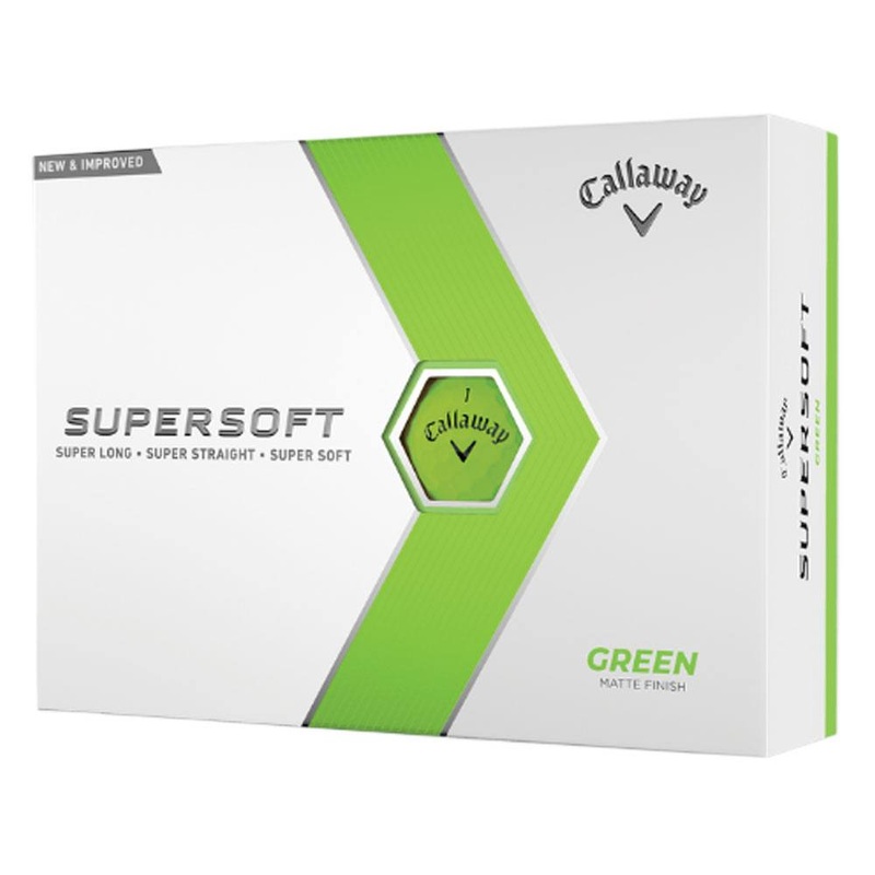Callaway Supersoft Matte Golf Balls 1 Dozen Green