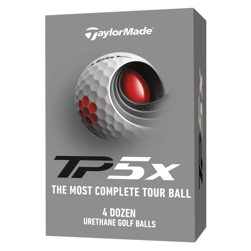 TaylorMade TP5x 4 Dozen Golf Balls 2023 4 Dozen White