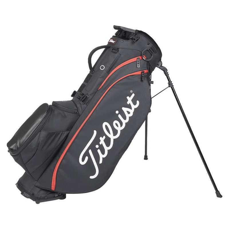 Titleist Players 5 Stand Bag – 25 Black/Black/Red