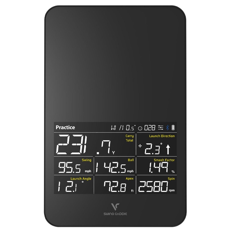 Voice Caddie SC4 Swing Caddie Simulator + Launch Monitor 2023 Black
