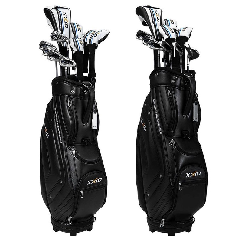 XXIO 12 Premium Full Set – 23 Men Right 10 Clubs + 1 Cart Bag Black