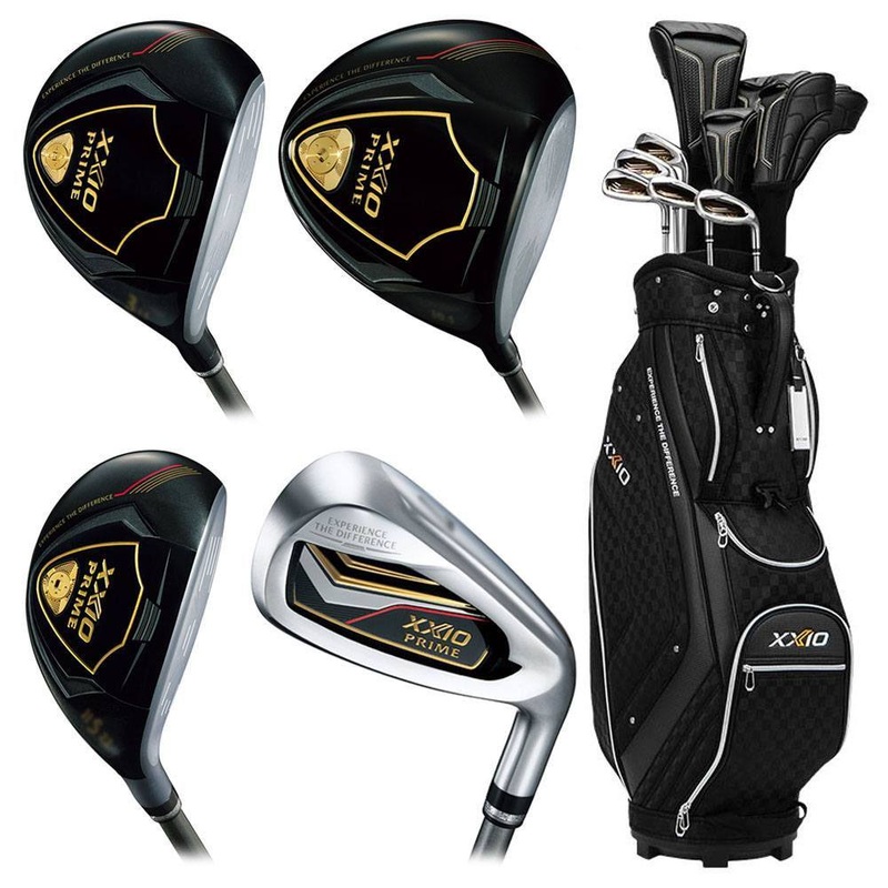 XXIO Prime 12 Full Set – 23 Men Right 10 Clubs + 1 Cart Bag Black