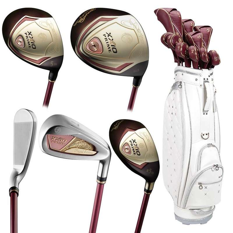 XXIO Prime Royal Edition 5 Full Set – 23 Women Right 10 Clubs + 1 Cart Bag