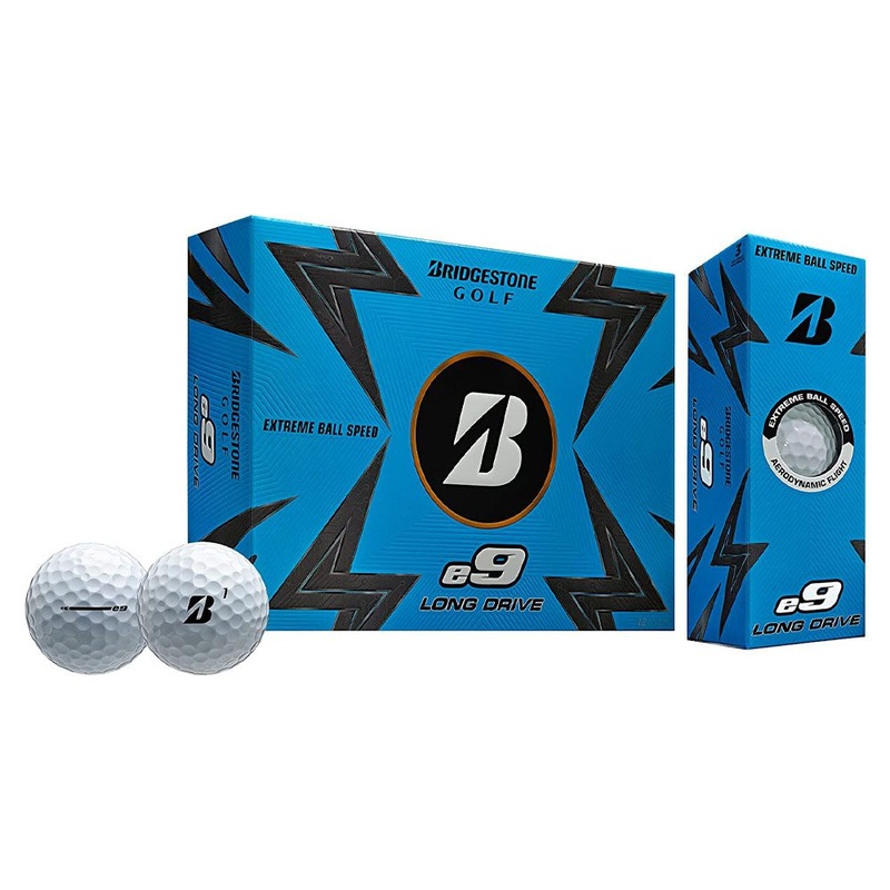 Bridgestone e9 Long Drive Golf Balls (Prior Generation) 1 Dozen White