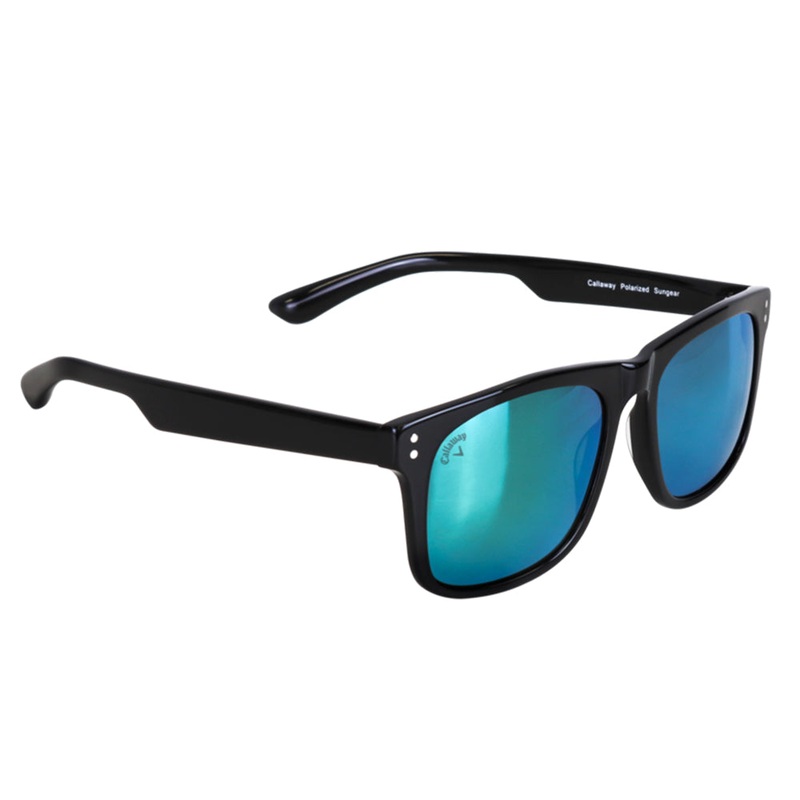 Callaway Atlas Sunglasses Black Gray/Green Mirror
