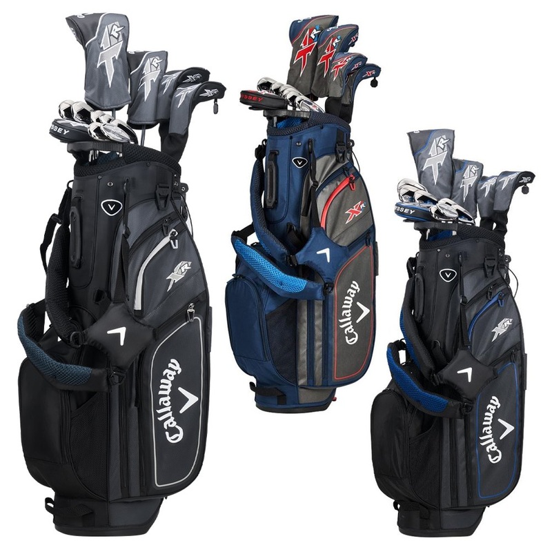 Callaway XR Full Set – 23 Men Right – 12 Clubs + 1 Cart Bag Callaway XR Steel – Regular Navy/Gray
