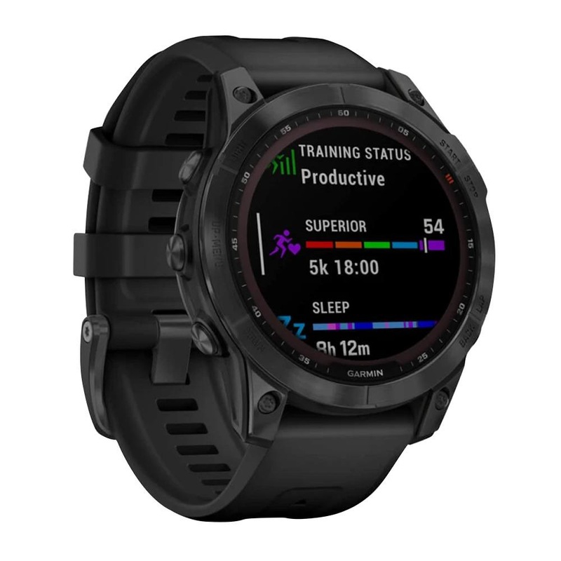 Garmin Fenix 7 Solar Edition GPS Watch Slate Gray W/Black Band