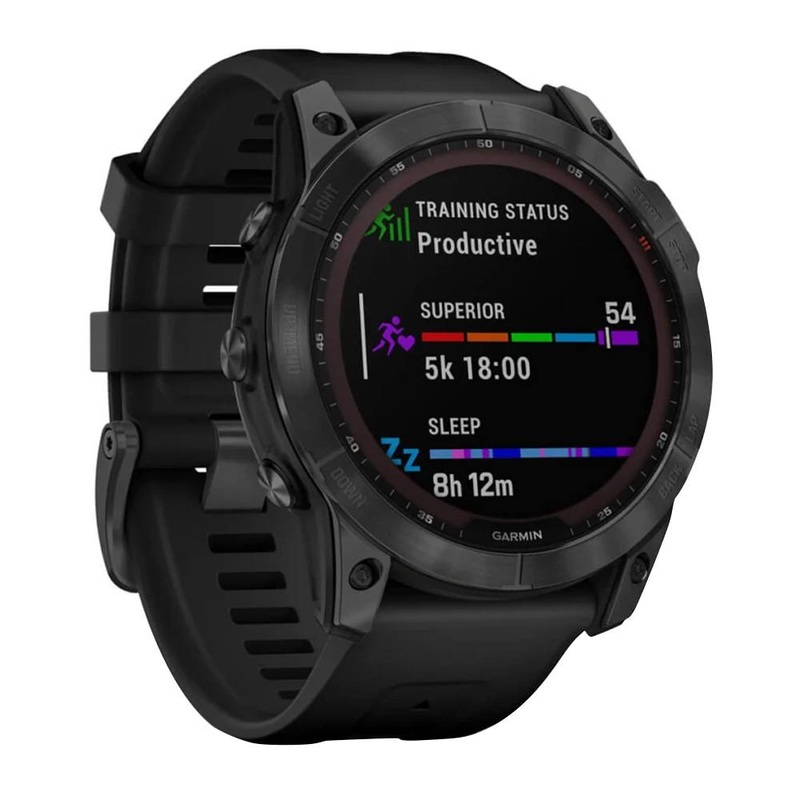 Garmin Fenix 7X Solar Edition GPS Watch Slate Gray W/Black Band