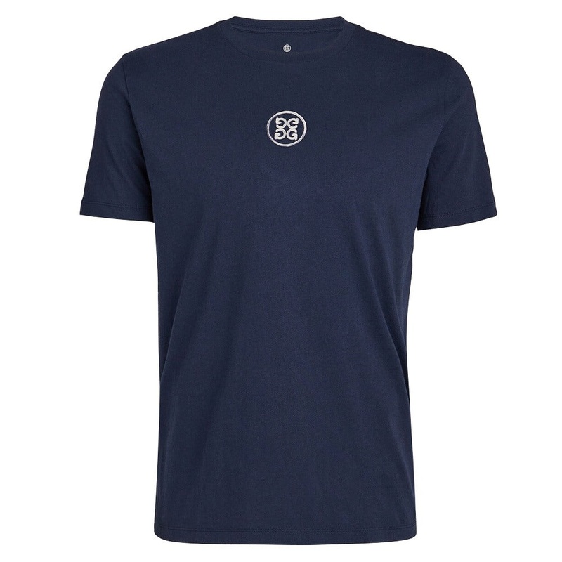 Gfore Apres Cotton Tee Golf T-Shirt 2023 Twilight Small