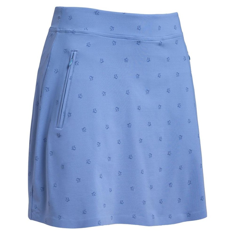 Gfore G Printed A-Line Golf Skort 2022 Women Colony Blue X-Small