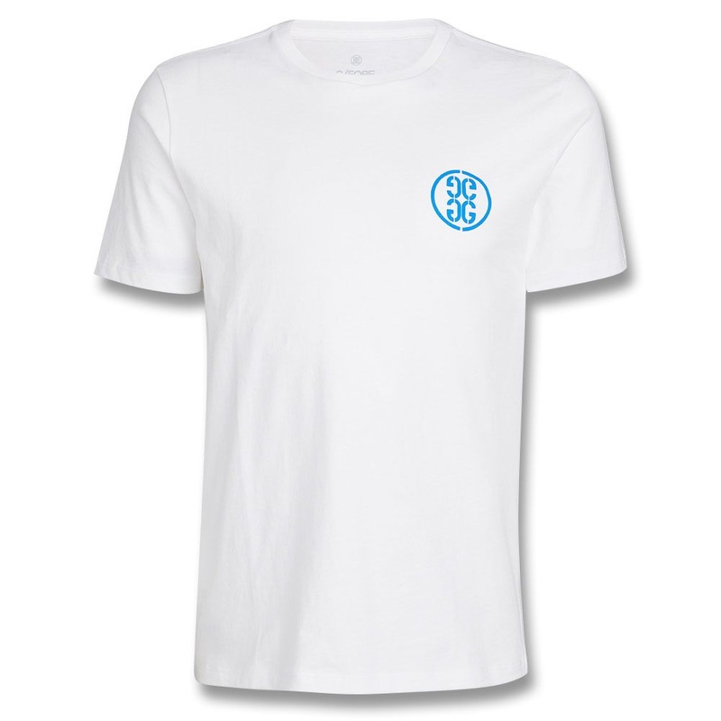 Gfore I Stink Crew Neck Tee Golf T-Shirt 2023 Snow Small