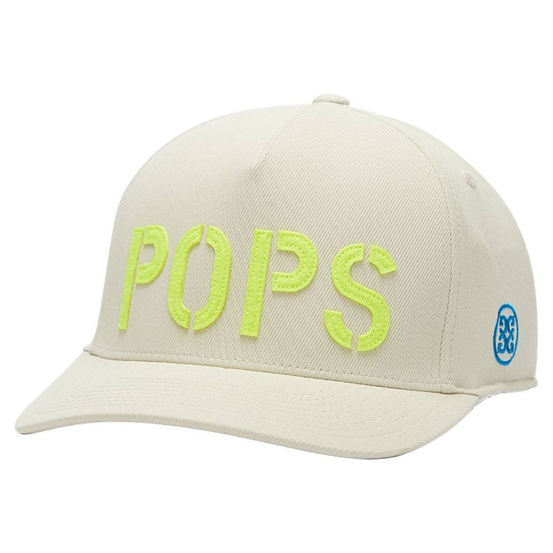 Gfore Limited Edition Pops Stretch Twill Snapback Golf Hat 2023 Stone