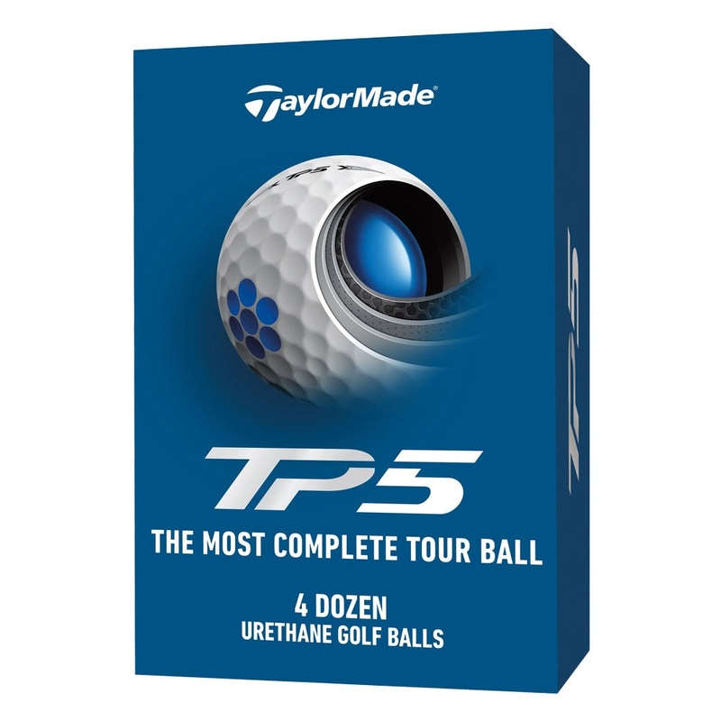 TaylorMade TP5 4 Dozen Golf Balls 2023 4 Dozen White