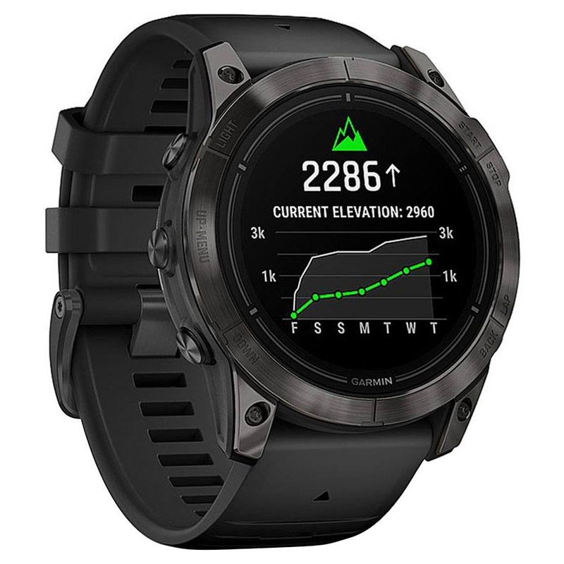 Garmin Epix Pro Gen 2 Sapphire Edition 2 GPS Watch Carbon Gray DLC Titanium W/ Black Band