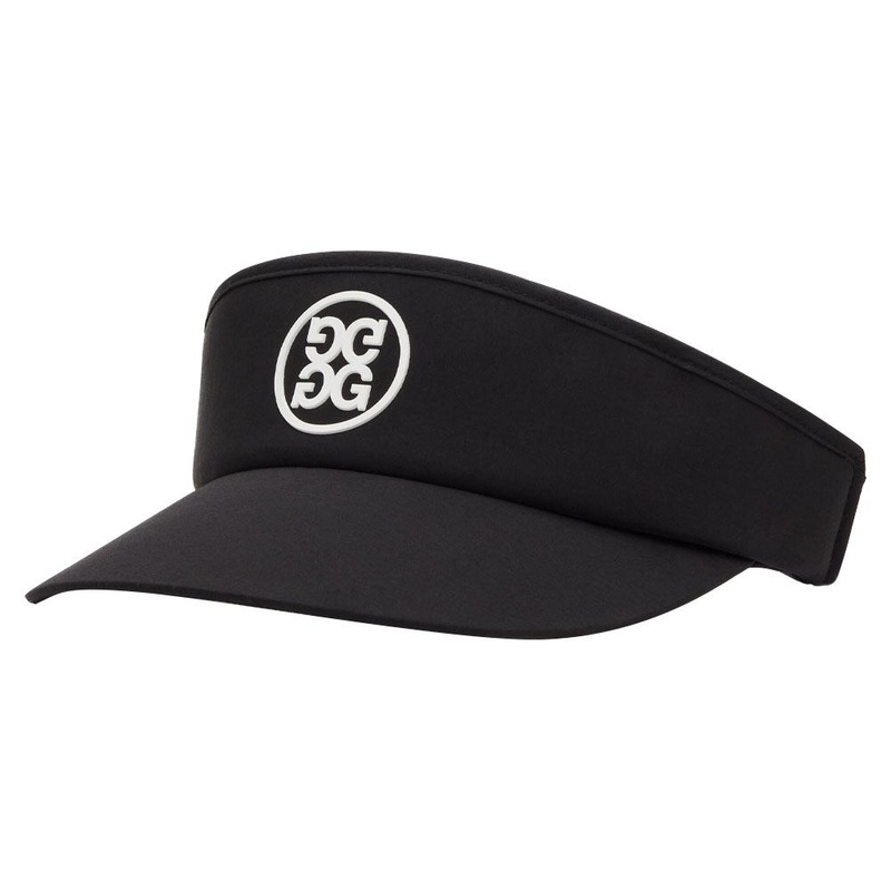 Gfore Circle G’s Stretch Twill Golf Visor 2023 Women Onyx One Size Fits All