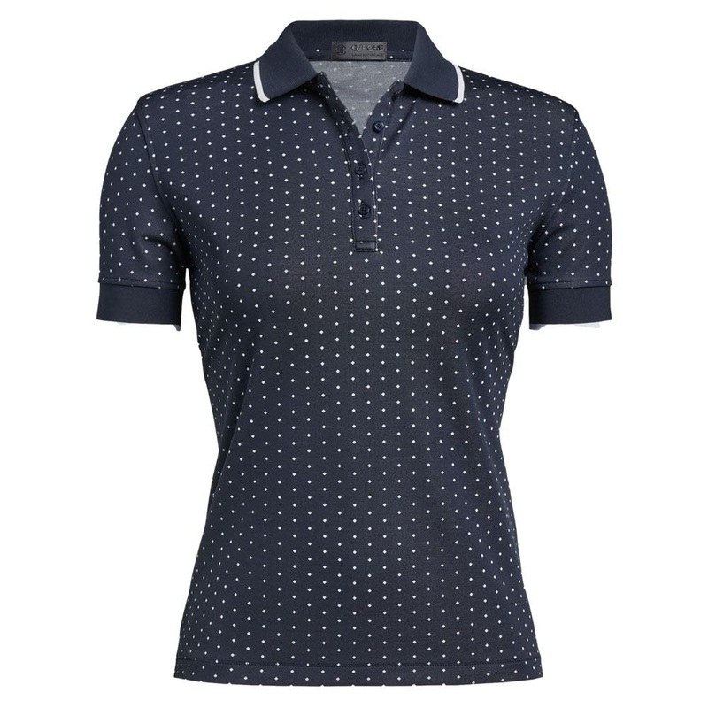 Gfore Polka Dot Golf Polo 2022 Women Twilight X-Small